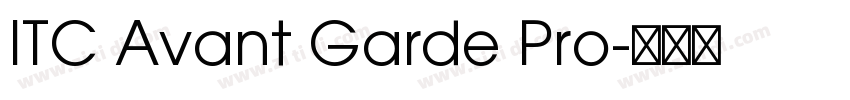 ITC Avant Garde Pro字体转换